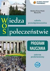 Wiedza o społeczeństwie - program nauczania dla szkoły ponadgimnazjalnej